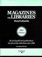 Magazines for Libraries 1600301053 Book Cover