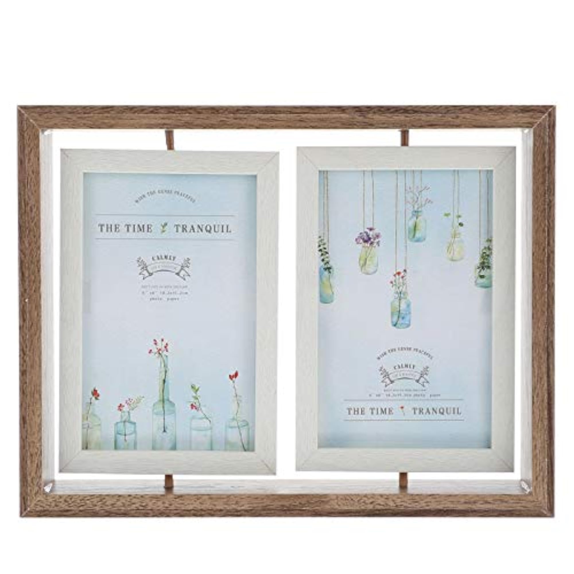 Siamese Rotating Double Sided Photo Frame