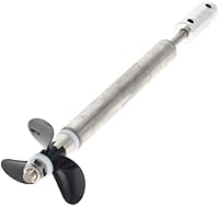 Vista 4 de Jutagoss Hélice del eje de transmisión para RC Boat L Eje de 5.118 in,Manga L80mm,Hélice D36mm para eje de motor de 0.157 in