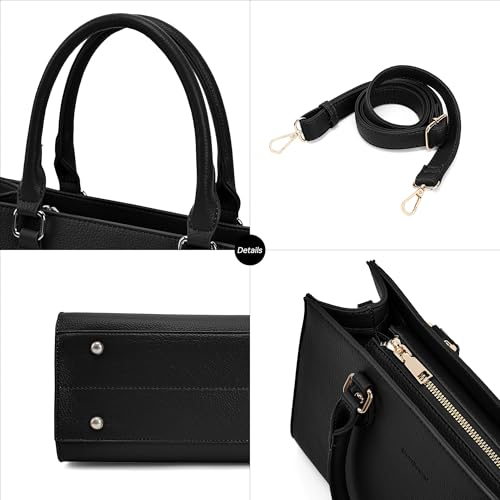 Bolso de asa superior para mujer con correa desmontable miniatura 6
