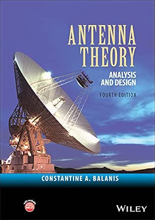 Antenna Theory: Analysis and Design 4th Edition book cover