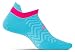 Feetures! Men's High Performance No Show Tab, Sky Blue, Medium