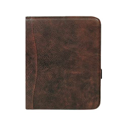 Planner Pad Spiral Bound Executive Size Cover, Fits 8 1/2 X 11” Size Paper Pages,Brown Vintage Leather #TOP6