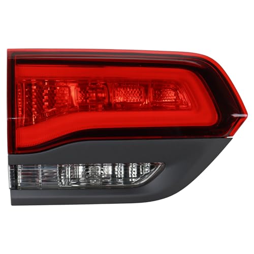 TRQ Driver Side Inner Tail Light Assembly Compatible with 2017-2021 Jeep Grand Cherokee Trailhawk 2018-2021 Jeep Grand Cherokee Trackhawk CH2802113