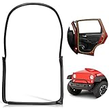 Innconee Front Door Seals Compatible with Jeep Models Jk 2007-2018 Replace Rubber for Front Right Passenger Side Door Weatherstrip Seal Waterproof Dustproof Weather Stripping Car Accessories