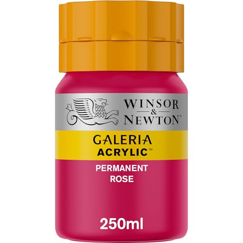 Image of Winsor & Newton Galeria Acrylic Color Tube, 250ml, Permanent Rose