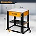 POWERTEC Tool Stand with Wheels, Casters & Melamine MDF Table Top, Power Tool Stand for Miter Saw, Drill Press, Belt Sander, Bench Grinder, Band Saw, Scroll Saw, Planer (UT1008V)