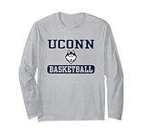Connecticut Huskies Basketball Logo Officially Licensed Long Sleeve T-Shirt