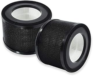 PUREBURG 2-Pack Replacement 3-in-1 HEPA Air Filters Compatible with TaoTronics TT-AP001& ARVOV AP001 Air Purifiers