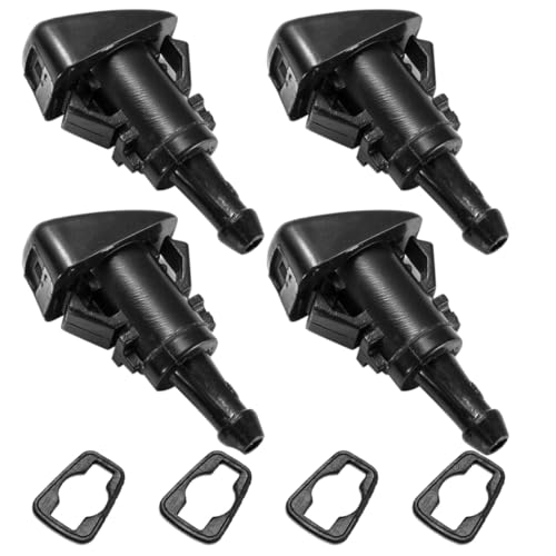 WUYJI Buses d'essuie-glace automobile 4 gicleurs de lave-glace pour voiture, gicleurs d'essuie-glace universels pour lave-glace