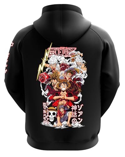 Image of fanideaz Mens Cotton Anime Sleeve Printed Hooded Sweatshrits for Men