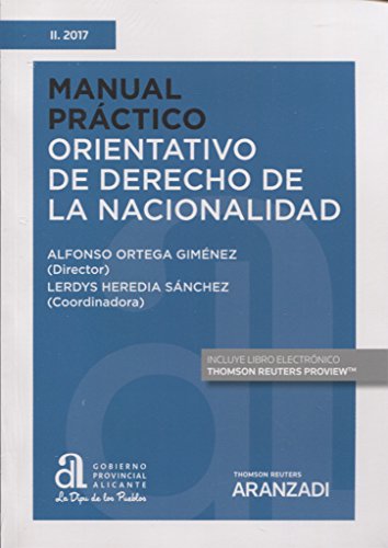 Portada de Manual Práctico Orientativo de Derecho de la Nacionalidad
