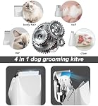JOTUT Small Dog Clippers for Grooming Cordless Low Noise for Trimming Pet's Hair Around Paws, Eyes, Ears, Face, Rump Gray Nail Grinder Shaver for Dog and Cat