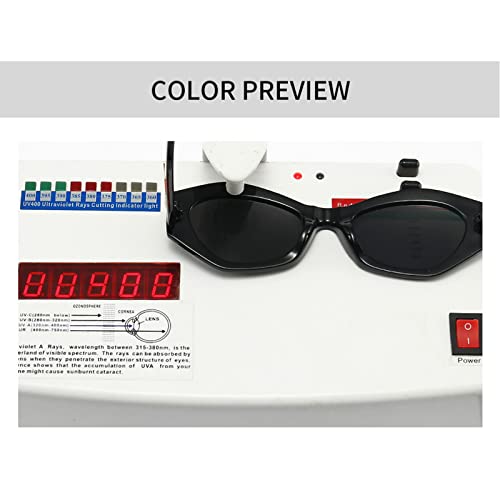 Square Thick Frame Wide Leg Sunglasses Women Retro Beach Sunglasses Men Hip Hop Party Sun Glasses UV4004