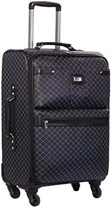 NEW RIONI BLACK SIGNATURE LUGGAGE WITH SILVER TRIM