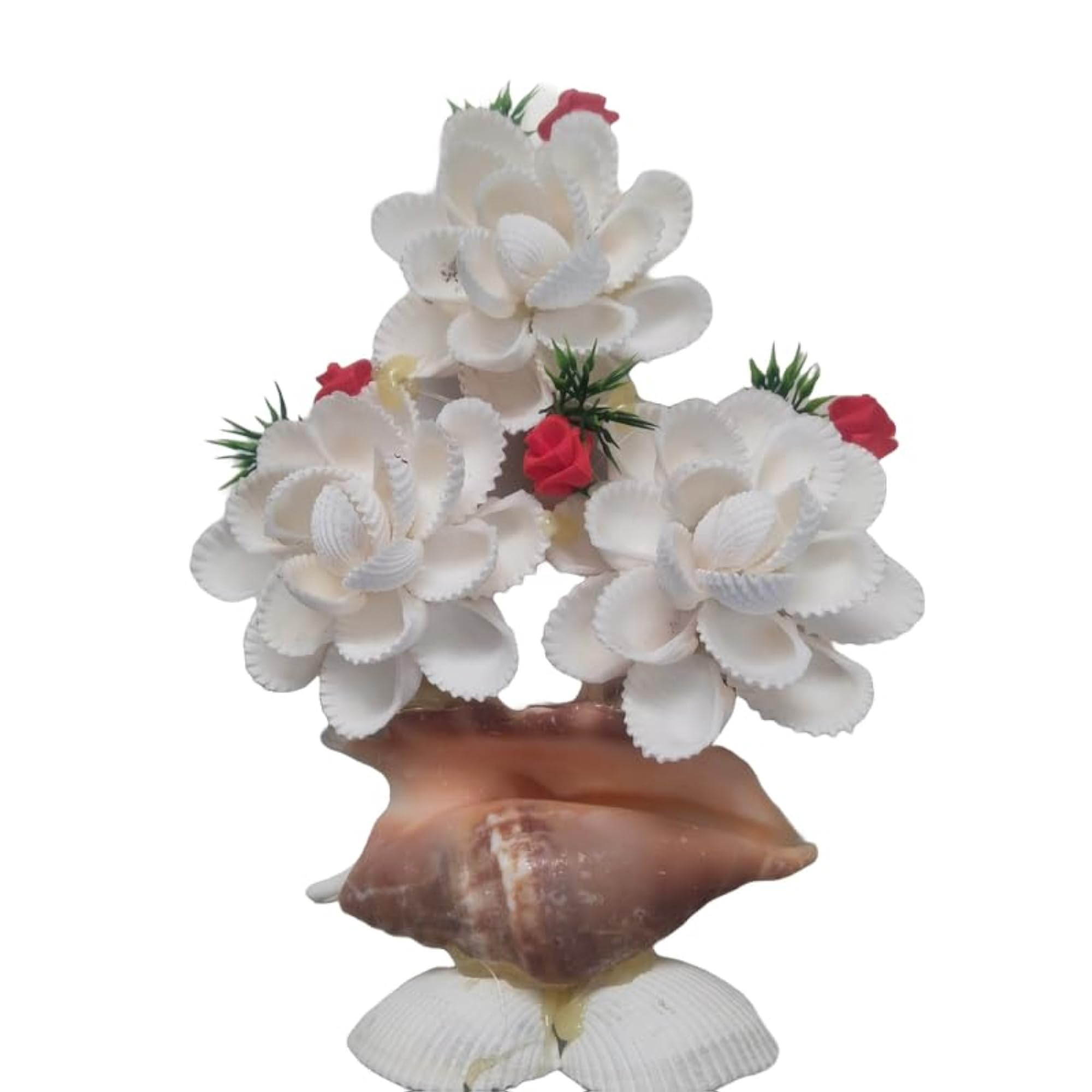 Handcrafted Sea Shell Flower Decorative Showpiece