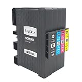 LOKLNEYK Cartucho de Tinta GC41 GC-41 Compatible con SG 3110DNw 3110SFNw 3100SNw 2100N 3110DN 7100DN con Tinta pigmentada(One Set)