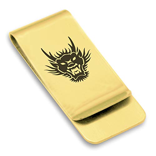 Stainless Steel Chinese Zodiac Classic Slim Money Clip Credit Card Holder