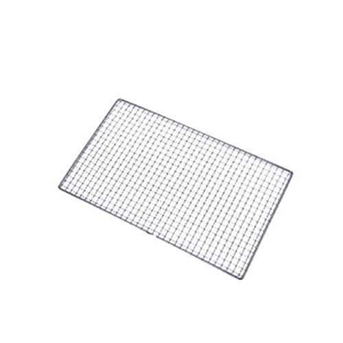 Matedepreso Stainless Steel Cooking Grill Net Shelf Multi-Purpose Squares Mesh Barbecue Racks Tray Steaming Cooling Barbecue Racks Carbon Baking Outdoor Net Picnic Camping Cooking Grates(25 40cm)