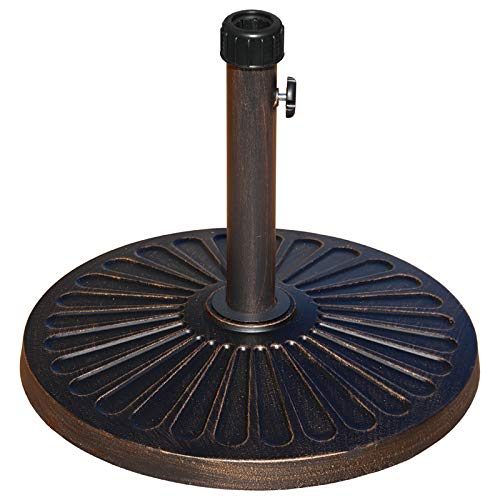MAYPEX 28LBS Resin Umbrella Base Black