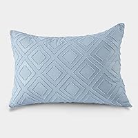 Federe Cuscino 40x40 Cm - Set Da 2 In Cotone Lavato, Verde Con Cerniera - Foto 11