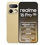 realme 16 Pro 5G Smartphone 8+256GB,Or Master,MediaTek Dimensity 7300 Max,6,78