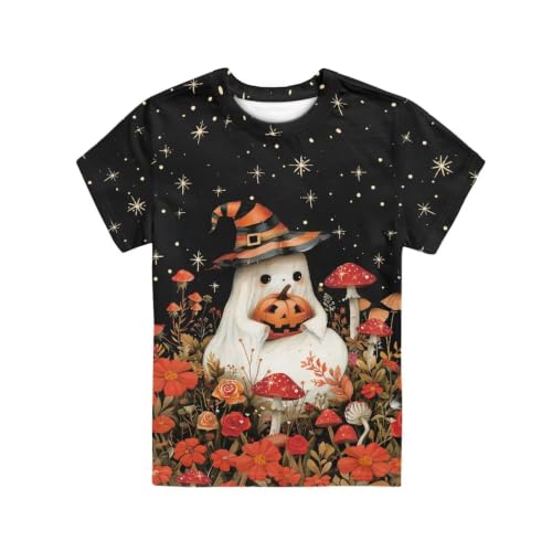 Image of Xhuibop Kids T Shirts for Boys Size 3-16 Girls Short Sleeve Sportswear Active Tops