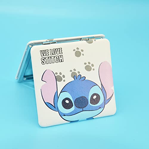 Stitch Travel Cosmetic Pouch, Large Capacity Cartoon Zippered PU Bag, Foldable Makeup Accessories Organizer and Storage for Women and Girls - Image 6