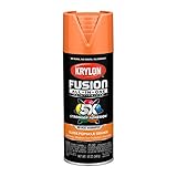 Krylon K02718007 Fusion All-In-One Spray Paint for Indoor/Outdoor Use, Gloss Popsicle Orange