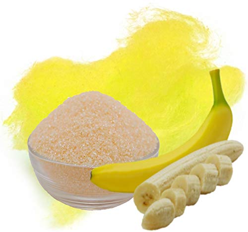 4x250g Aromazucker + 50 Zuckerwattestäbe für bunte Zuckerwatte mit Geschmack | Apfel, Banane, Bubble Gum, Heidelbeere | Farbzucker Zucker für Zuckerwatte Zuckerwattemaschine Zuckerwattezucker – Bild 5