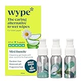 Wype | On The Go Bundle | Toilet Roll Gel | Flushable & Convenient Wet Wipe Alternative | Holiday Essentials | 3 x 30ml