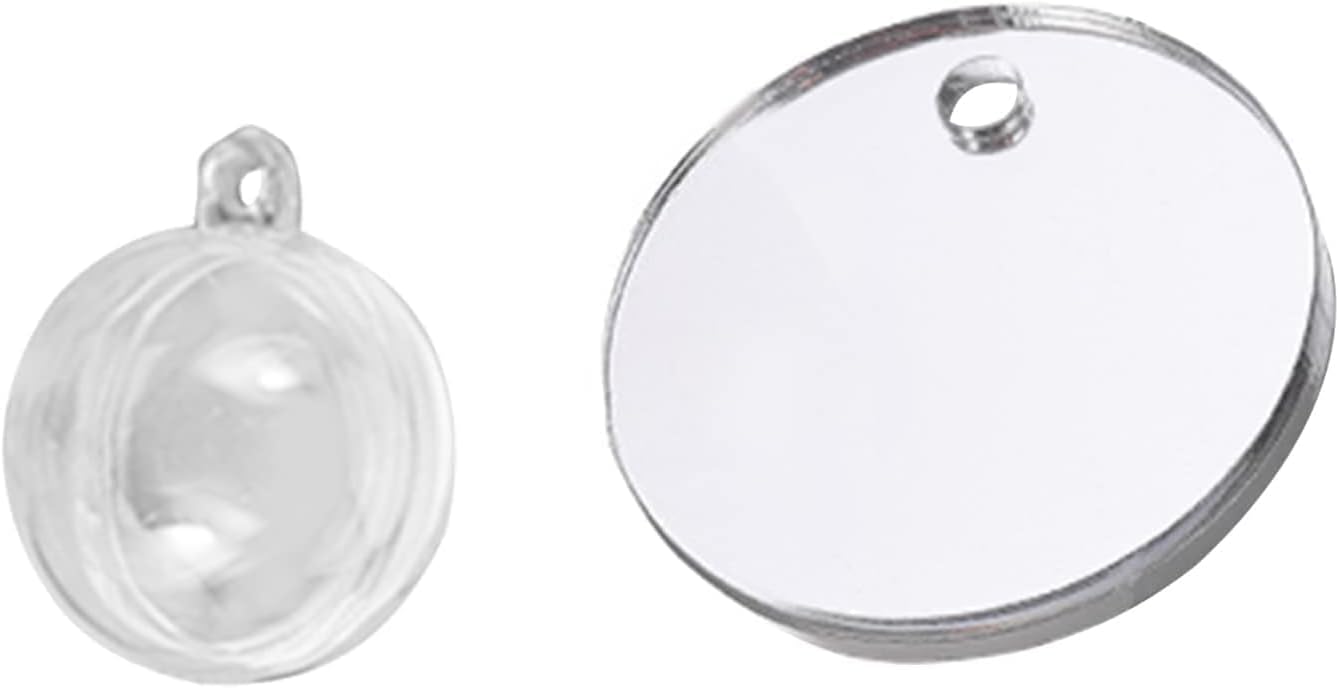 1 Set Clear Betta Training Mirror Fish for Tank Fish Antidepressant Work Out Special for Betta Fitness Mirror Aquarium Decor Floating (5cm)