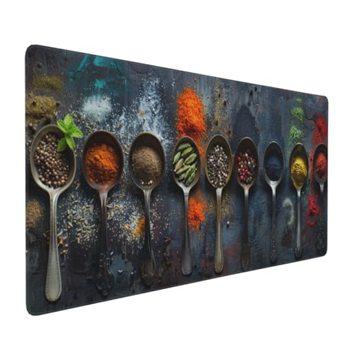 Alfombrilla ratón y teclado de 60 x 30 cm con base de goma antideslizante y tapete gaming 2