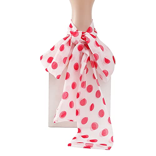 2PCS Women's Scarf Pink Dot and Retro Blue Glasses Halloween Party Props Accessories Costume2