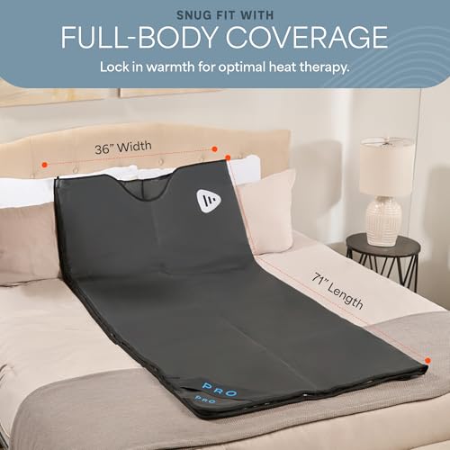 image for LifePro Far-Infrared Sauna Blanket - Includes Natural Stones to Increa