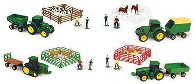 John Deere 37657A Farm Carded Set Assorted, 10-Piece (Pack of 8) [SKU- 11407366]