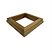 1pc Cedar Post Base Trim, Size 4x4x1 Inch Tall