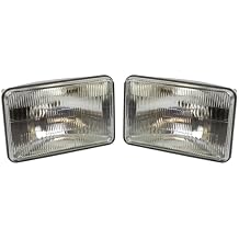 Driver and Passenger Side Headlight Assembly Set Compatible with 82-92 Chevrolet Camaro High Beam 76-88 Chevrolet Monte Carlo El Camino Caprice Impala High Beam