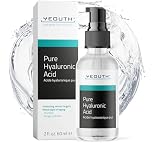 YEOUTH Acido Hialuronico Serum Facial Para Piel Seca y Opaca, Serum Acido Hialuronico Puro 99% Hidratante Para Todo Tipo de Pieles, Skin Care Hombre y Skin Care Mujer 60ml