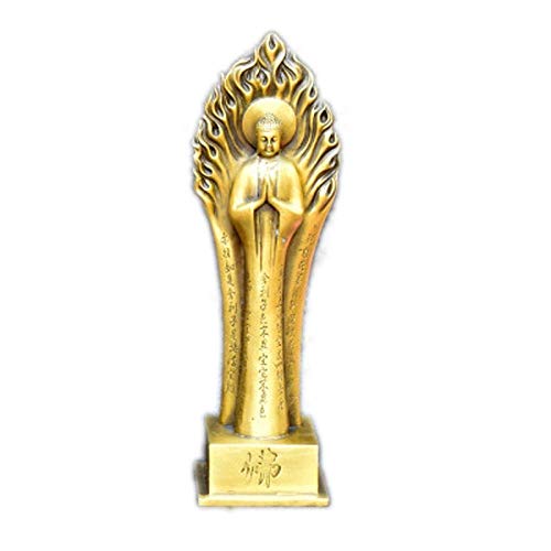 Sculpture Bouddha Tathagata statuette decorative haut de gamme noire 27cm