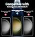 MAGIC JOHN 2 Pack for Samsung Galaxy S23 Ultra Privacy Screen Protector [Ceramic Film Material Not Glass] 6.8 inch,[100% Fingerprint ID Compatible] Easy Installation Tray, Shock-Resistant, 3D Curved,