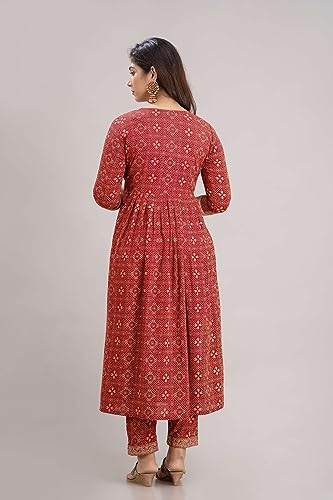 Printed Indian Kurti Pant & Dupatta Set for Women Kurta Kurtis Set Tunic For Women2