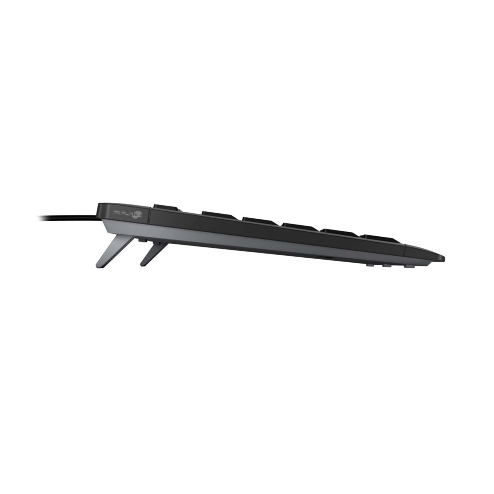 SIMPLETEK - Tastiera Cablata Silent USB | Layout Italiano QWERTY, Meccanismo a Forbice SX, Anti-Schizzo (Ricondizionato)