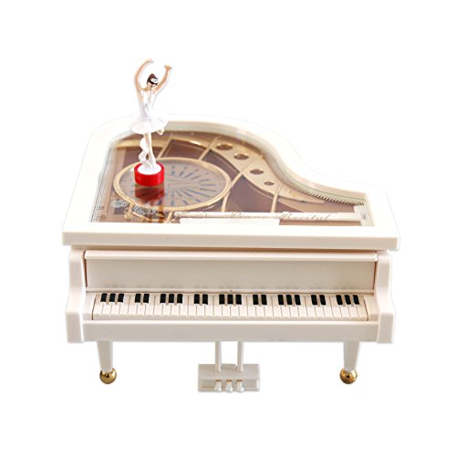 Alytimes Mechanical Classical Ballerina Girl Dancing On The Piano Music Box #TOP2
