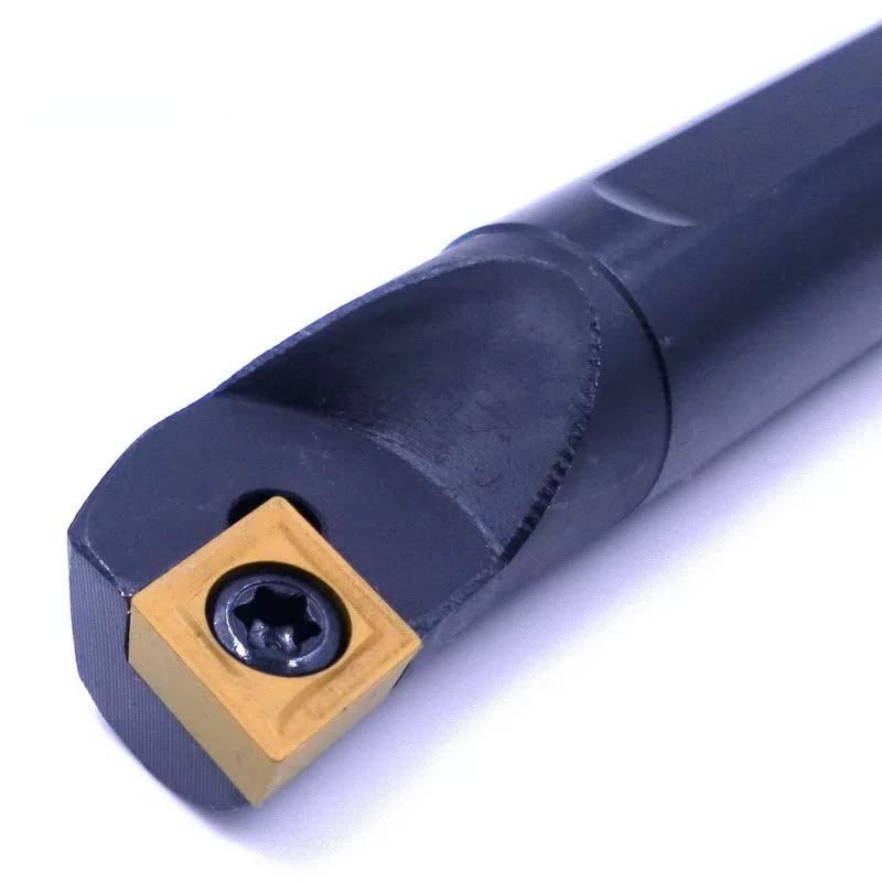 Utensile Per Tornitura CNC S10K-SCLCR06 – Portautensili In Acciaio Legato Con Inserti, Barra Di Alesatura E Chiave Di Serraggio, Set Completo Per Tornio - 2