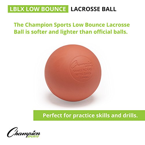 image for Champion Sports Colored Lacrosse Balls: Low Bounce Sporting Goods Equi