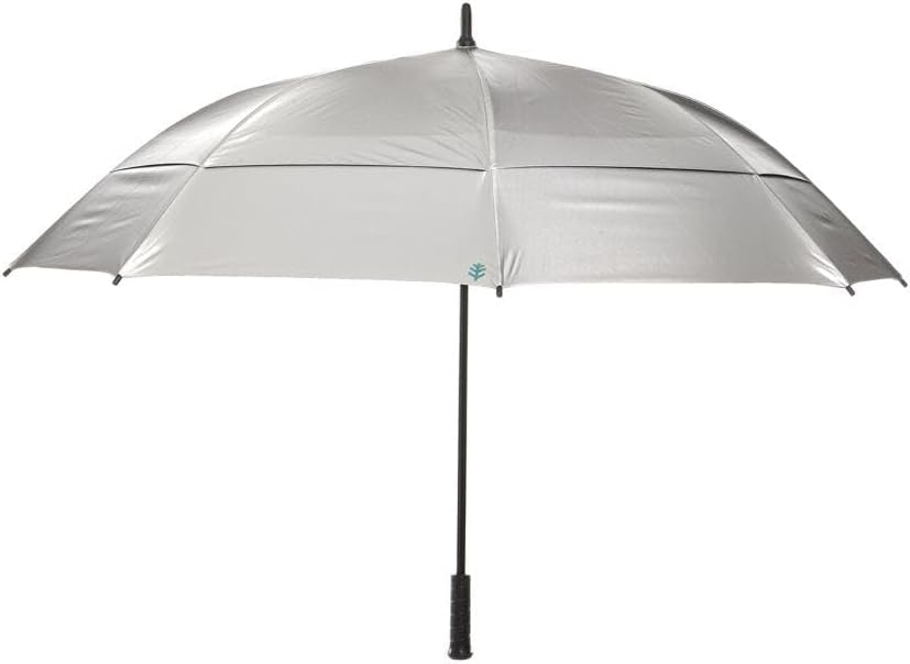Coolibar Golf Umbrella - UPF 50+ Sun Protection - Tournament in Silver