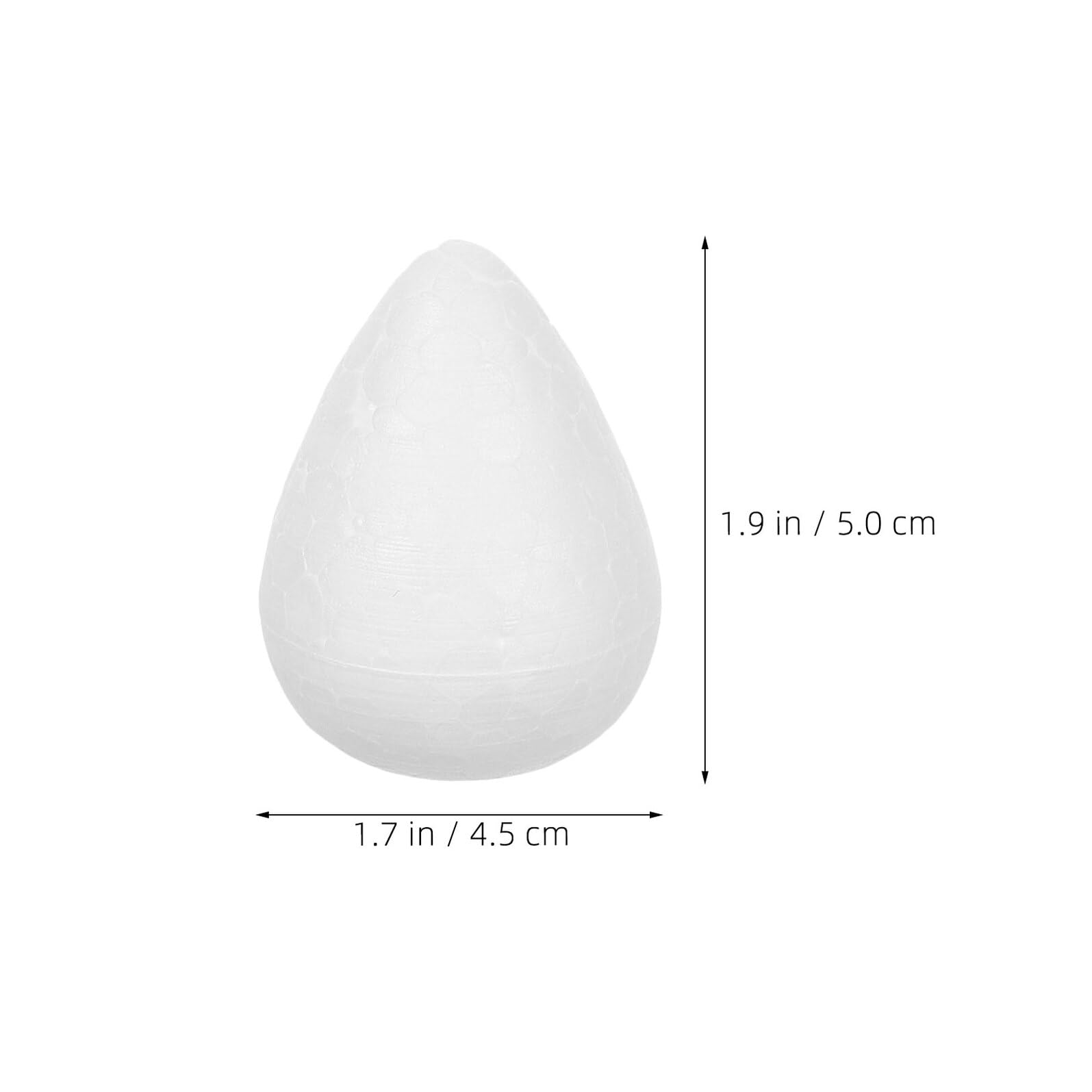 Cabilock 50 Boccioli di Rosa Bianca in Schiuma Artigianale per Decorazioni Fai da Te Matrimonio Feste Materiali Creativi Polistirolo Resistente per Composizioni Floreali e Addobbi Nuziali
