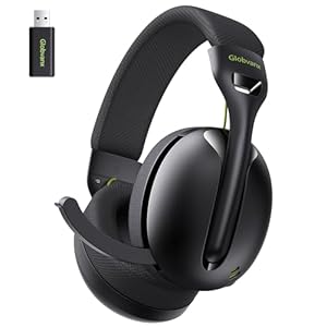 Wireless Gaming Headset for PS5, PS4, PC, Mac, Switch, 2.4GHz Gaming Headsets with Bluetooth 5.4, Hidden ENC Noise Canceling Mic, 35H Battery, 3D Spatial Sound, 3.5mm Wired