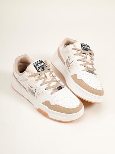 Image of WROGN Men's White Casual Sneakers